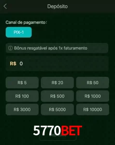 deposits 5770BET